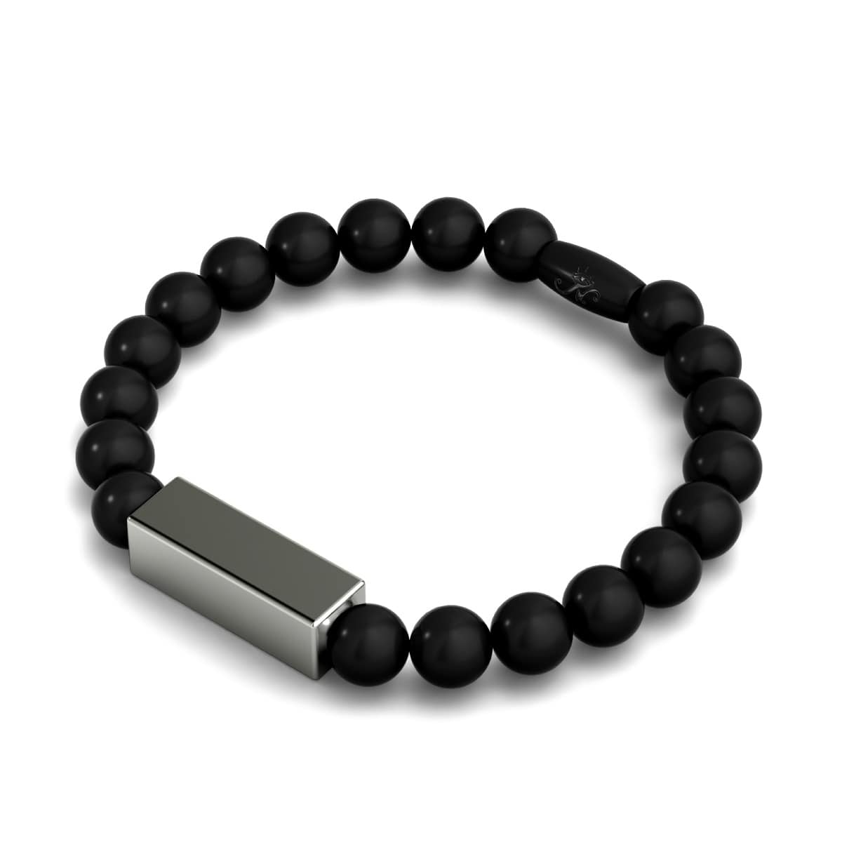 Bronze à canon | Bracelet barre dorée | De luxe
